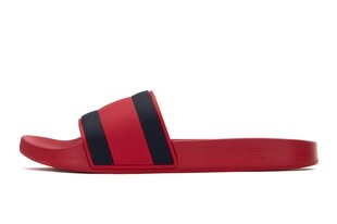 Тапочки Tommy Hilfiger Pool Slide FM0FM04263 XLG, мужские, красные, размер 42 FM0FM04263_XLG_42 цена и информация | Мужские шлепанцы, босоножки | 220.lv