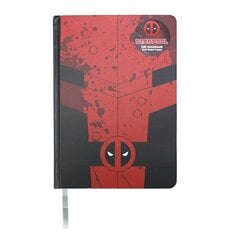 Piezīmju blociņš Marvel Deadpool, A5 cena un informācija | Burtnīcas un papīra preces | 220.lv