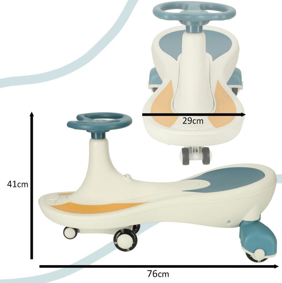 Skrejritenis ar LED riteņiem 4939 cena un informācija | Rotaļlietas zīdaiņiem | 220.lv
