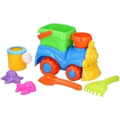 Smilšu kastes rotaļlietu komplekts Tornado Toys Vilciens, 8 d. цена и информация | Игрушки для песка, воды, пляжа | 220.lv