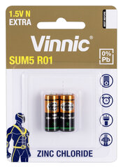 Батарейки Vinnic LR1, 2 шт. цена и информация | Батарейки | 220.lv