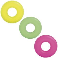 Неоновый круг для купания, Ø 91 см, желтый цена и информация | Надувные и пляжные товары | 220.lv