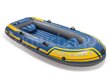 Piepūšamā laiva Intex Challenger 3, zila/dzeltena, 320 kg цена и информация | Laivas un kajaki | 220.lv