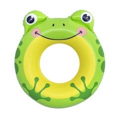 Peldēšanas riņķis Bestway Frog, 79 x 85 cm, zaļš cena un informācija | Piepūšamās rotaļlietas un pludmales preces | 220.lv