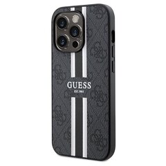 Guess hardcase 4G Printed Stripes MagSafe cena un informācija | Telefonu vāciņi, maciņi | 220.lv