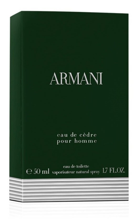 Tualetes ūdens Giorgio Armani Eau de Cedre EDT 50 ml cena un informācija | Vīriešu smaržas | 220.lv