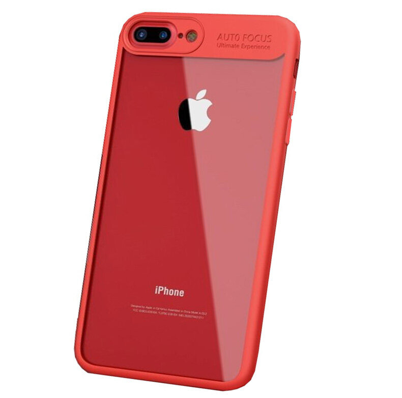 Triecienizturīgs korpuss Auto Focus Apple iPhone 7 Plus/8 Plus sarkans цена и информация | Telefonu vāciņi, maciņi | 220.lv