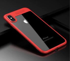 Противоударный чехол Auto Focus Apple iPhone X/Xs, красный цена и информация | Чехлы для телефонов | 220.lv