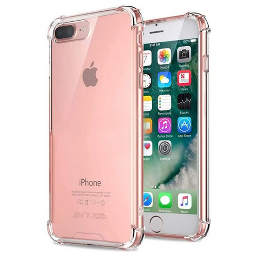 Triecienizturīgs Ultra Clear TPU Gel Apple iPhone 7 Plus, 8 Plus vāciņš cena un informācija | Telefonu vāciņi, maciņi | 220.lv