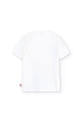 Boboli детская футболка 418137*1111, белый 8445470401339 цена и информация | Рубашки для девочек | 220.lv