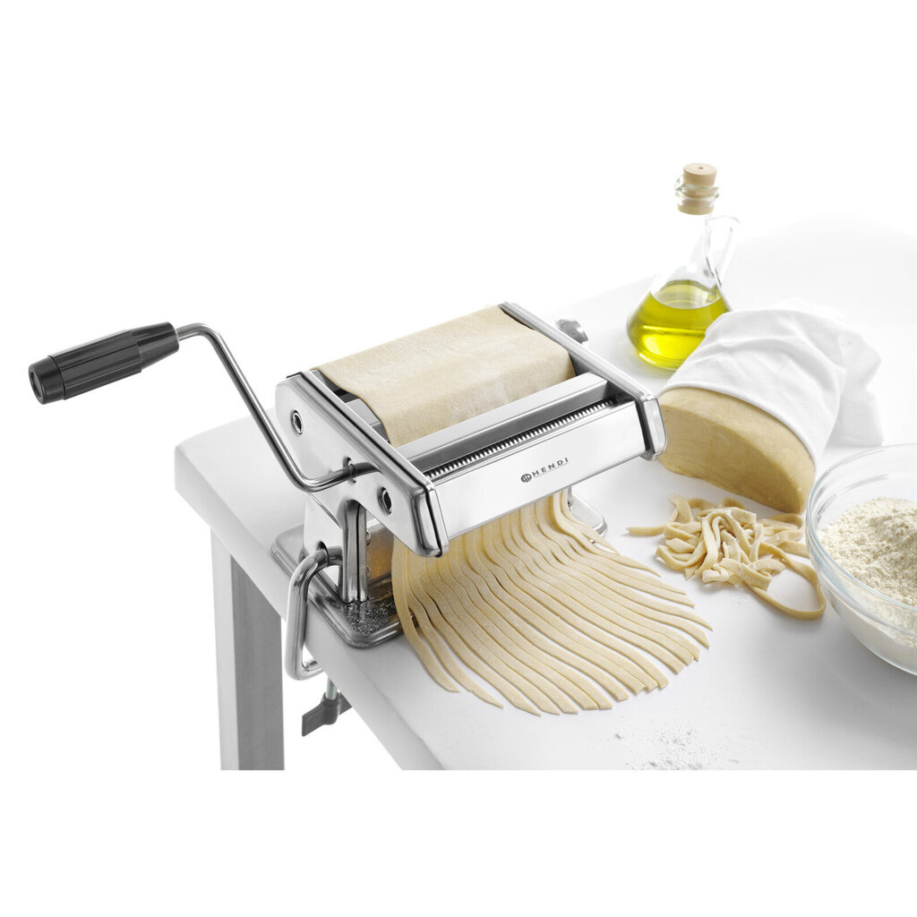 Manuāla makaronu mašīna tagliatelle fettuccine 140mm Hendi 224830 10079501 cena un informācija | Virtuves piederumi | 220.lv