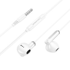 Borofone Earphones BM89 Surpass with microphone white цена и информация | Наушники | 220.lv