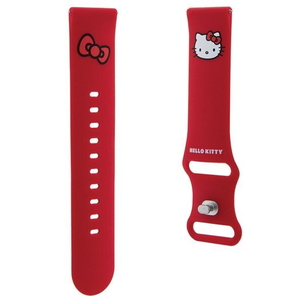 Hello Kitty Silicone Kitty Head, red cena un informācija | Viedpulksteņu un viedo aproču aksesuāri | 220.lv