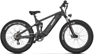 Elektriskais velosipēds Himiway Cobra 26", melns, 250W, 20Ah LG цена и информация | Электровелосипеды | 220.lv