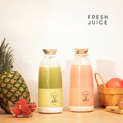 Блендер для смузи Fresh Juice Eliit 3.0, 500 мл, розовый цена и информация | Коктейльницы | 220.lv