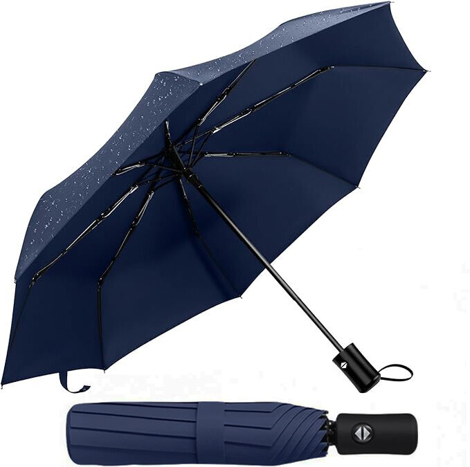 Automātiskais lietussargs Need 4You, zils cena un informācija | Lietussargi vīriešiem | 220.lv