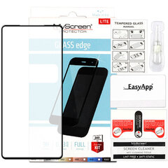 Samsung Galaxy Note 20 - закаленное стекло MyScreen Protector Lite Glass Edge - черный цена и информация | Защитные пленки для телефонов | 220.lv