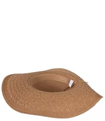 Женская соломенная шляпа с камешками, большие поля. цена и информация | Женские шапки | 220.lv