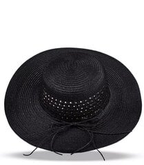 Летняя женская соломенная шляпа с ажурной головкой. цена и информация | Женские шапки | 220.lv