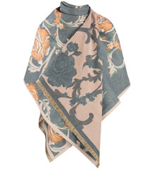 Теплый шарф-шарф-цветы, двусторонняя вязка. цена и информация | Женские шарфы, платки | 220.lv