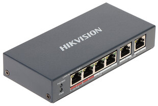 КОММУТАТОР POE DS-3E1106HP-EI 4-ПОРТОВЫЙ Hikvision цена и информация | Коммутаторы (Switch) | 220.lv