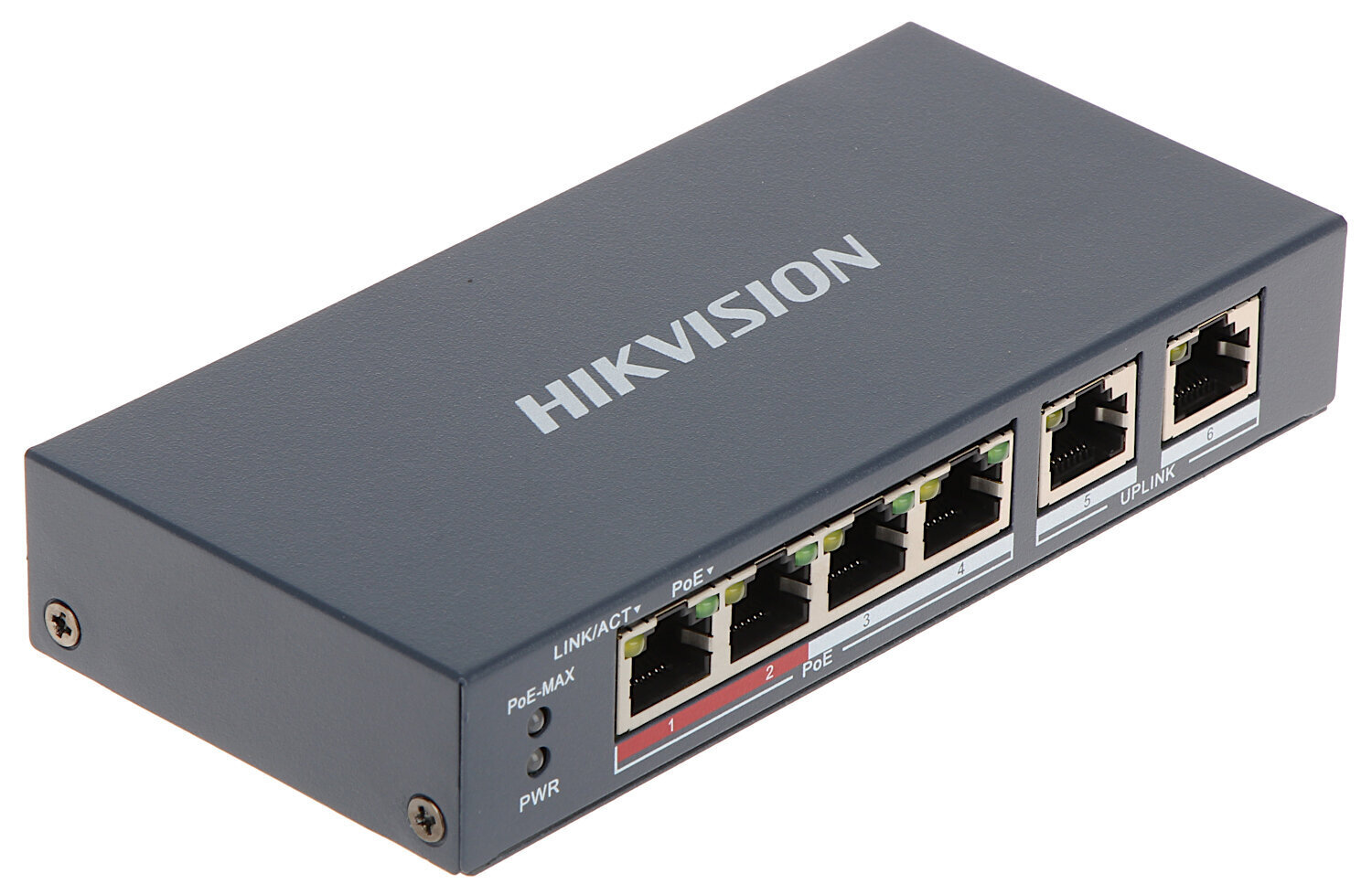 Hikvision DS-3E0106P-E/M цена и информация | Komutatori (Switch) | 220.lv