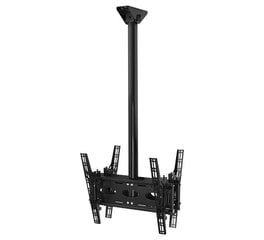 B-Tech Back-to-Back Universal Flat Screen Ceiling Mount with Tilt цена и информация | Кронштейны и крепления для телевизоров | 220.lv