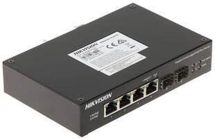 КОММУТАТОР POE DS-3T0506HP-E/HS 4-ПОРТОВЫЙ SFP Hikvision цена и информация | Коммутаторы (Switch) | 220.lv