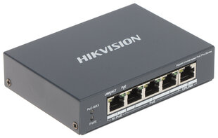 КОММУТАТОР POE DS-3E0505HP-E 4-ПОРТОВЫЙ Hikvision цена и информация | Коммутаторы (Switch) | 220.lv