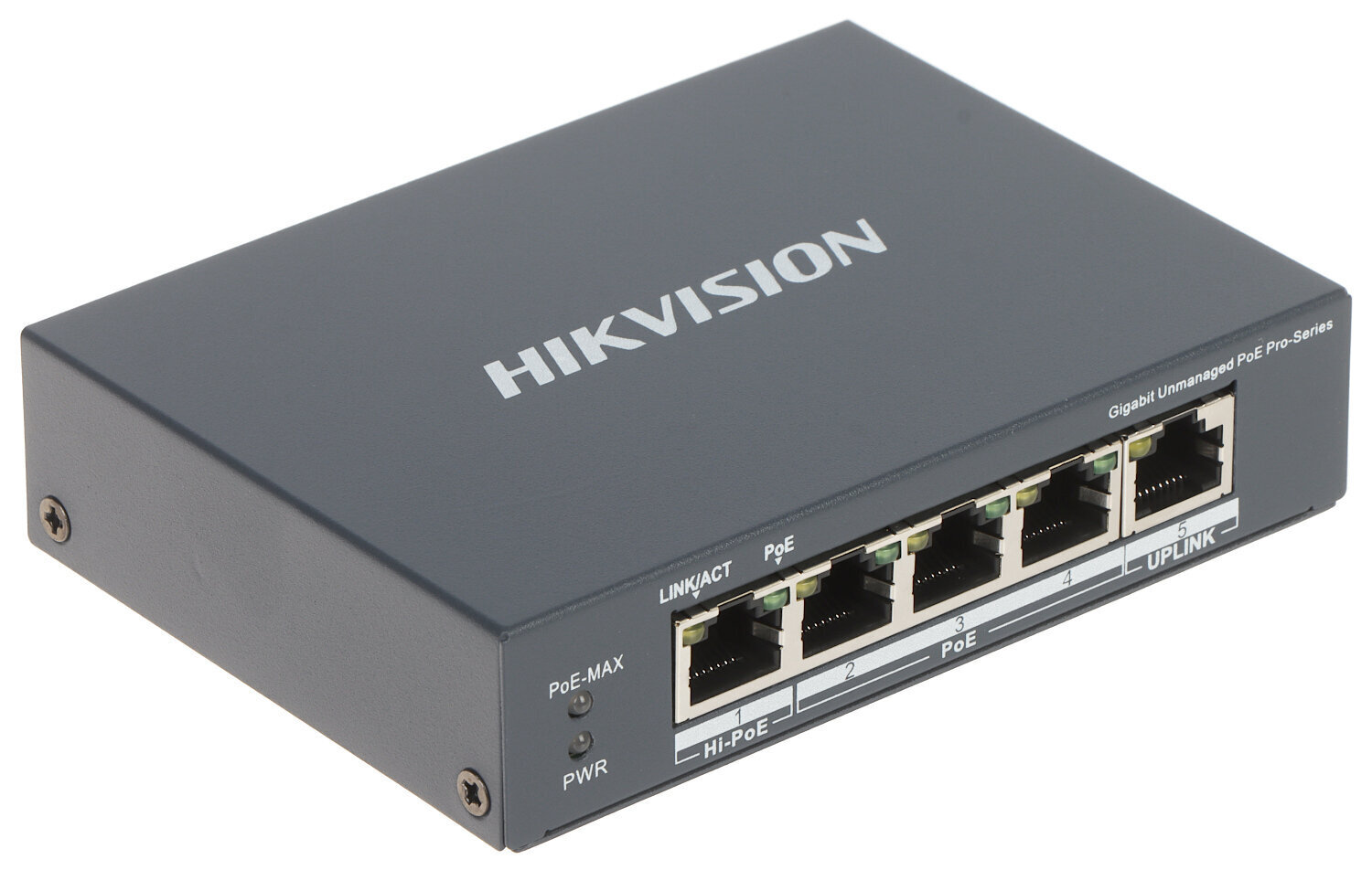 Hikvision DS-3E0505HP-E cena un informācija | Komutatori (Switch) | 220.lv