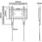 Cabletech UCH0181 23-42" цена и информация | TV kronšteini | 220.lv