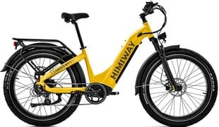Elektriskais velosipēds Himiway Zebra Step-Thru, 26", dzeltens цена и информация | Электровелосипеды | 220.lv