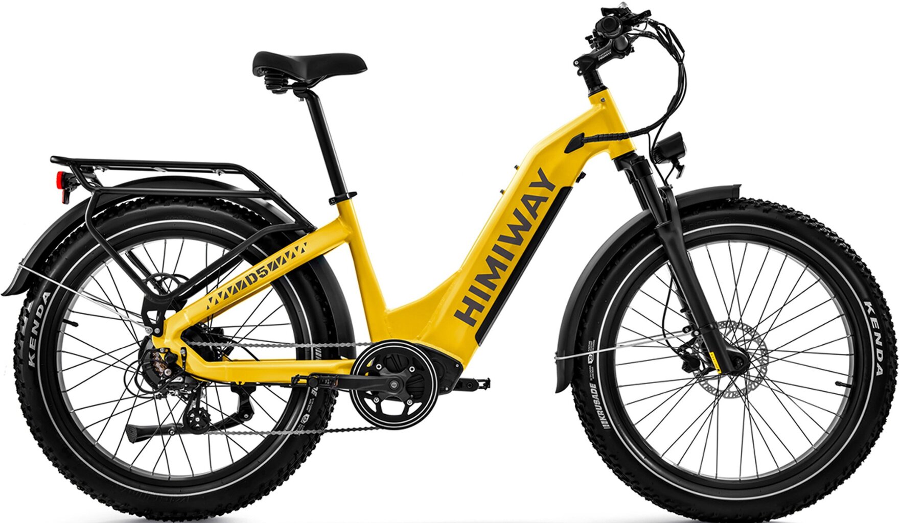 Elektriskais velosipēds Himiway Zebra Step-Thru, 26", dzeltens cena un informācija | Elektrovelosipēdi | 220.lv