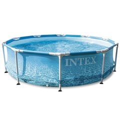 Открытый каркасный бассейн, 16in1, 305x76 см + пузырьковый аппарат цена и информация | Бассейны | 220.lv