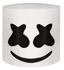 Marchmello DJ lateksa maska balta cena un informācija | Karnevāla kostīmi, maskas un parūkas | 220.lv