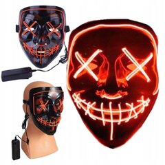 LED apgaismojoša sejas maska cena un informācija | Karnevāla kostīmi, maskas un parūkas | 220.lv