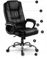 Biroja krēsls, melns, augstums 125 cm cena un informācija | Biroja krēsli | 220.lv