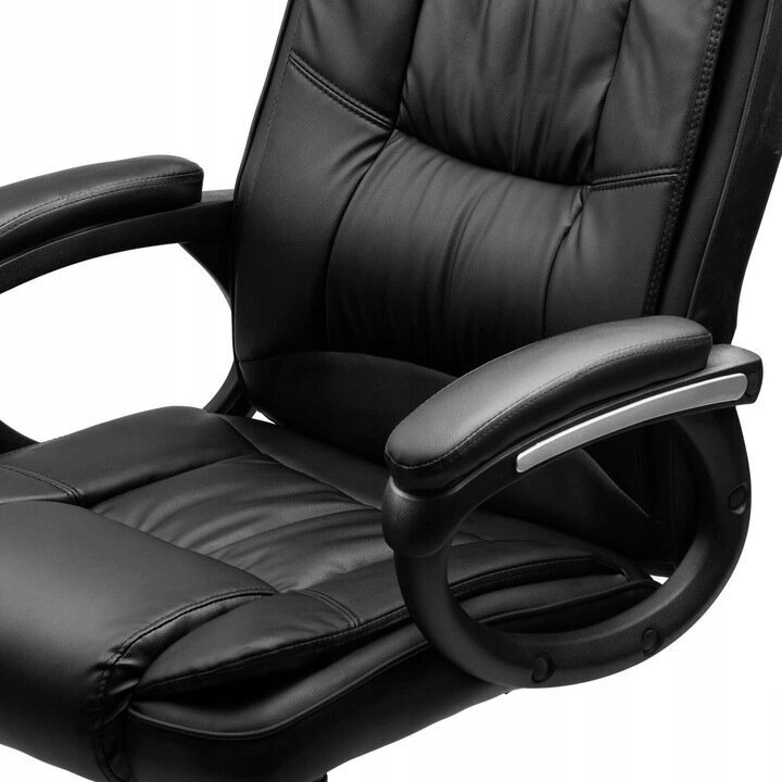 Biroja krēsls, melns, augstums 125 cm цена и информация | Biroja krēsli | 220.lv