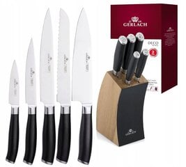 Набор ножей Gerlach Deco Black, 5 предметов цена и информация | Ножи и аксессуары для них | 220.lv