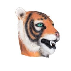 Lateksa tīģera galvas maska cena un informācija | Karnevāla kostīmi, maskas un parūkas | 220.lv