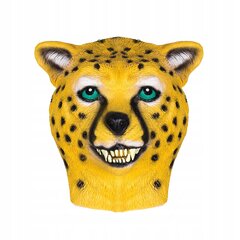 Lateksa geparda galvas maska cena un informācija | Karnevāla kostīmi, maskas un parūkas | 220.lv