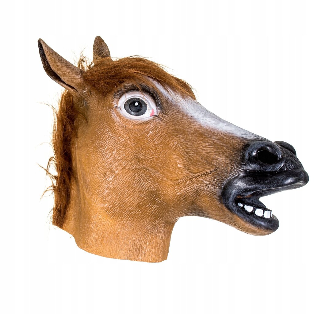 Lateksa maska zirga galva cena un informācija | Karnevāla kostīmi, maskas un parūkas | 220.lv