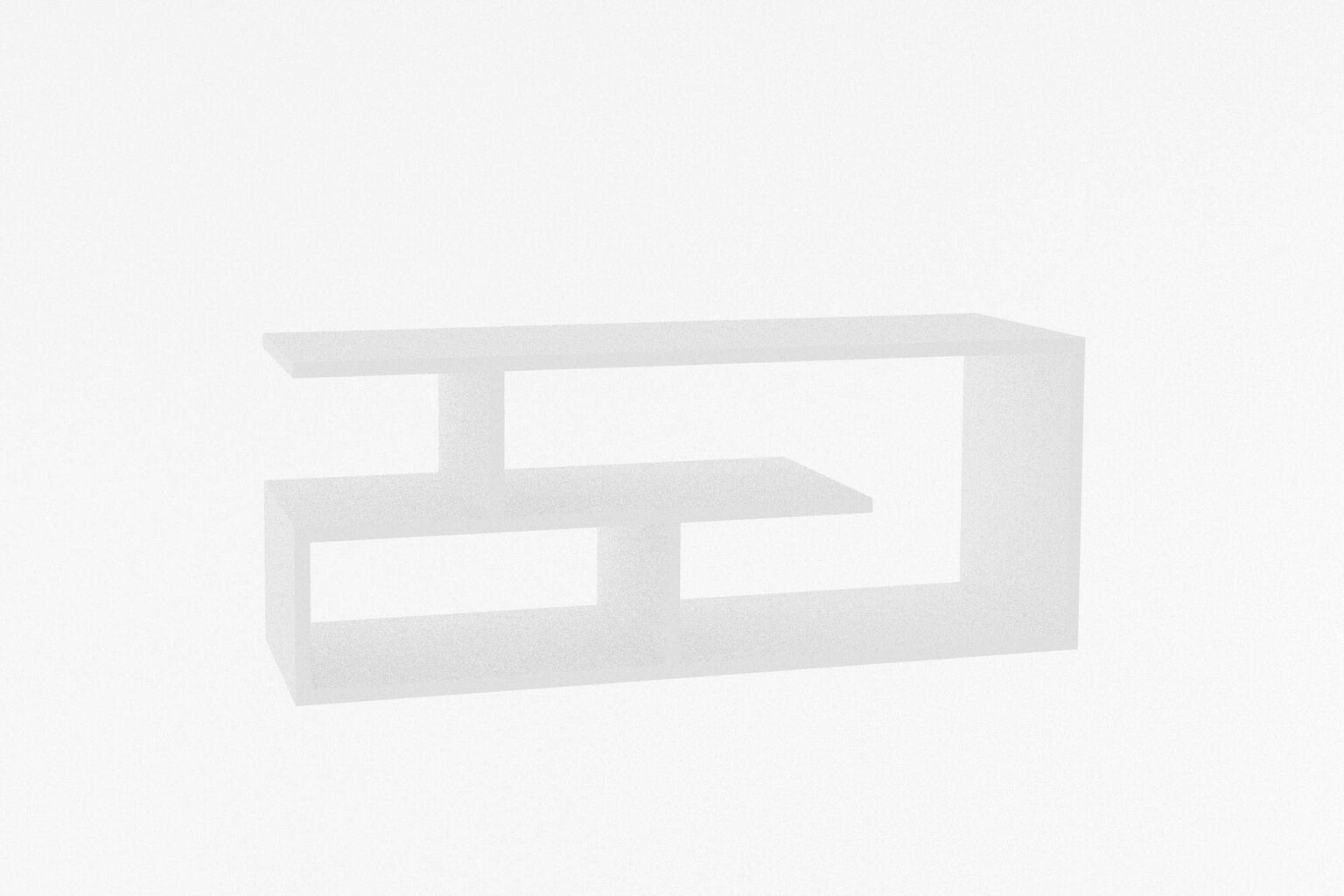 TV galdiņš Asir, 100x40x29,6 cm, balts cena un informācija | TV galdiņi | 220.lv
