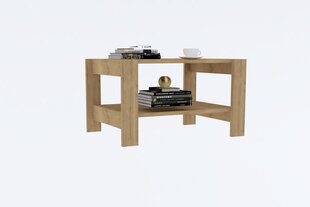 Kafijas galdiņš Asir, 69,8x40x50 cm, bēšs cena un informācija | Žurnālgaldiņi | 220.lv