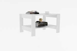 Kafijas galdiņš Asir, 69,8x40x50 cm, balts cena un informācija | Žurnālgaldiņi | 220.lv