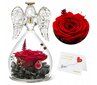 Mūžīga roze, eņģeļveida kupolā cena un informācija | Citas oriģinālas dāvanas | 220.lv