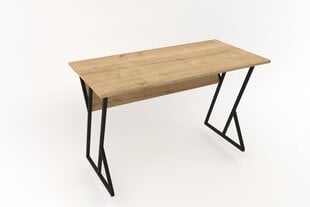 Стол Asir, 160х50,4х24,5 см, серый/коричневый цена и информация | Компьютерные, письменные столы | 220.lv