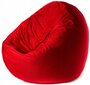 Pufs King of Chillout, sarkans cena un informācija | Sēžammaisi, klubkrēsli, pufi bērniem | 220.lv