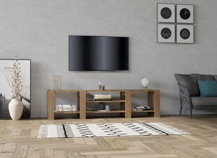 TV galdiņš Asir, 159,8x40x33,6 cm, brūns cena un informācija | TV galdiņi | 220.lv