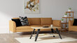 Kafijas galdiņš Asir, 98x43x50 cm, bēšs/melns цена и информация | Žurnālgaldiņi | 220.lv